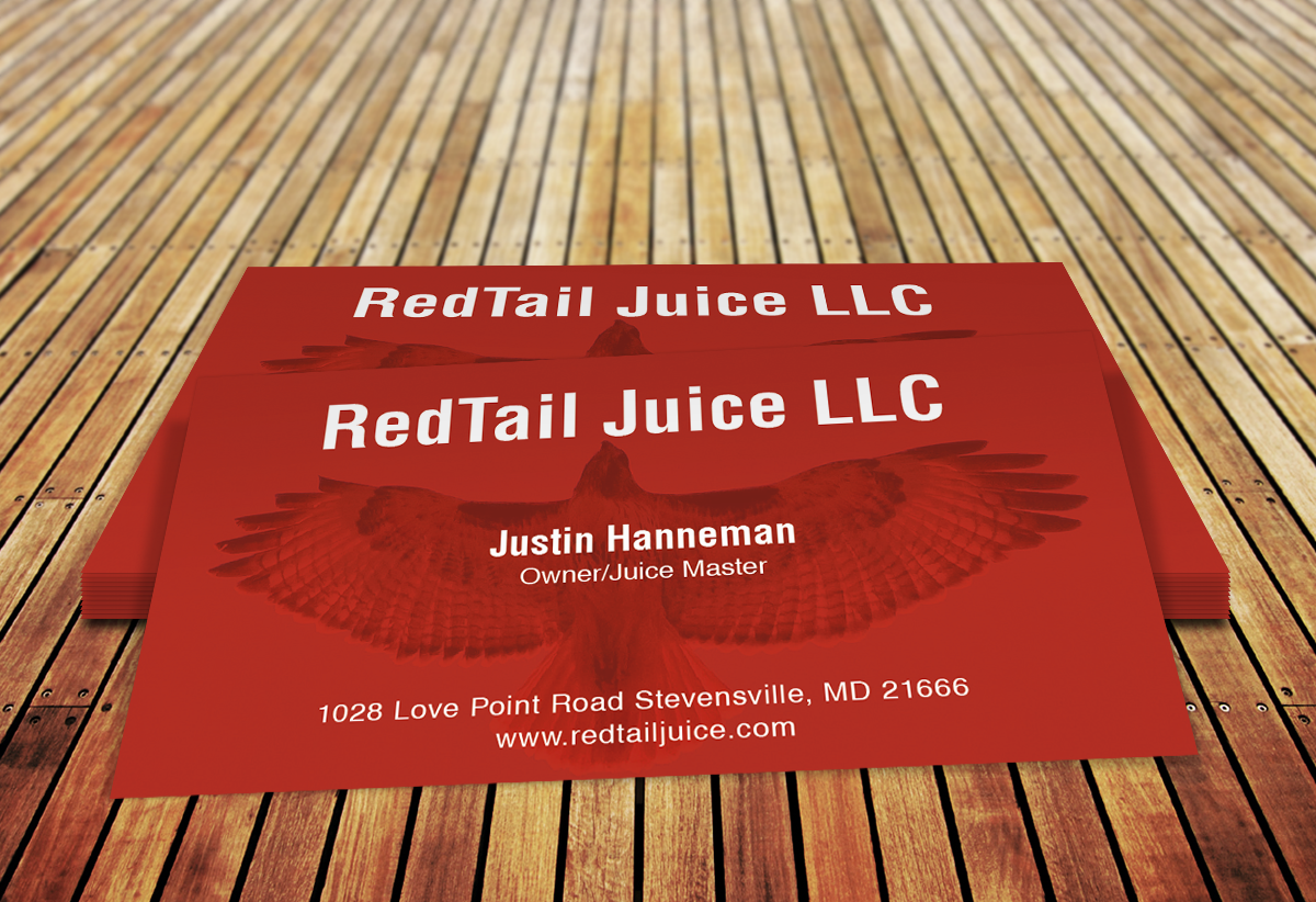 Visitenkarten-Design von Shahzad Kashif für RedTail Juice LLC | Design #3260030