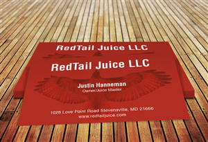 Design de Carte de Visite par Shahzad Kashif pour RedTail Juice LLC | Design : #3260030