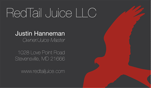 Business Card Design by connormichalek for RedTail Juice LLC | Design #3257006