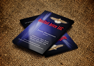 Design de Carte de Visite par Zykloncos pour RedTail Juice LLC | Design : #3278117