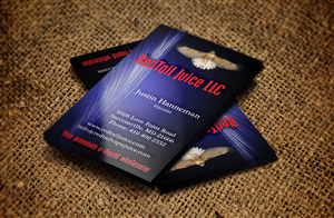 Business Card Design by Zykloncos for RedTail Juice LLC | Design #3292916