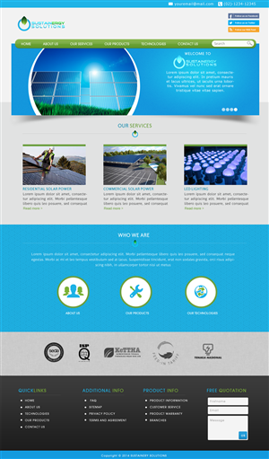 Diseño Wordpress por JM para Sustainergy Solutions | Diseño: #3298330
