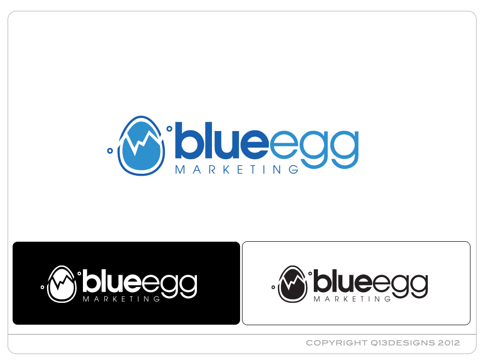 Logo Design by Suzie Q - Q13Designs.com for Blue Egg | Design #940924