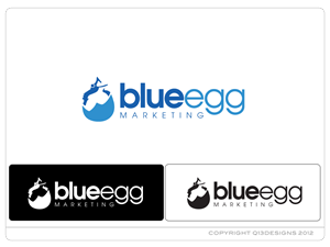 Logo Design by Suzie Q - Q13Designs.com for Blue Egg | Design: #940928