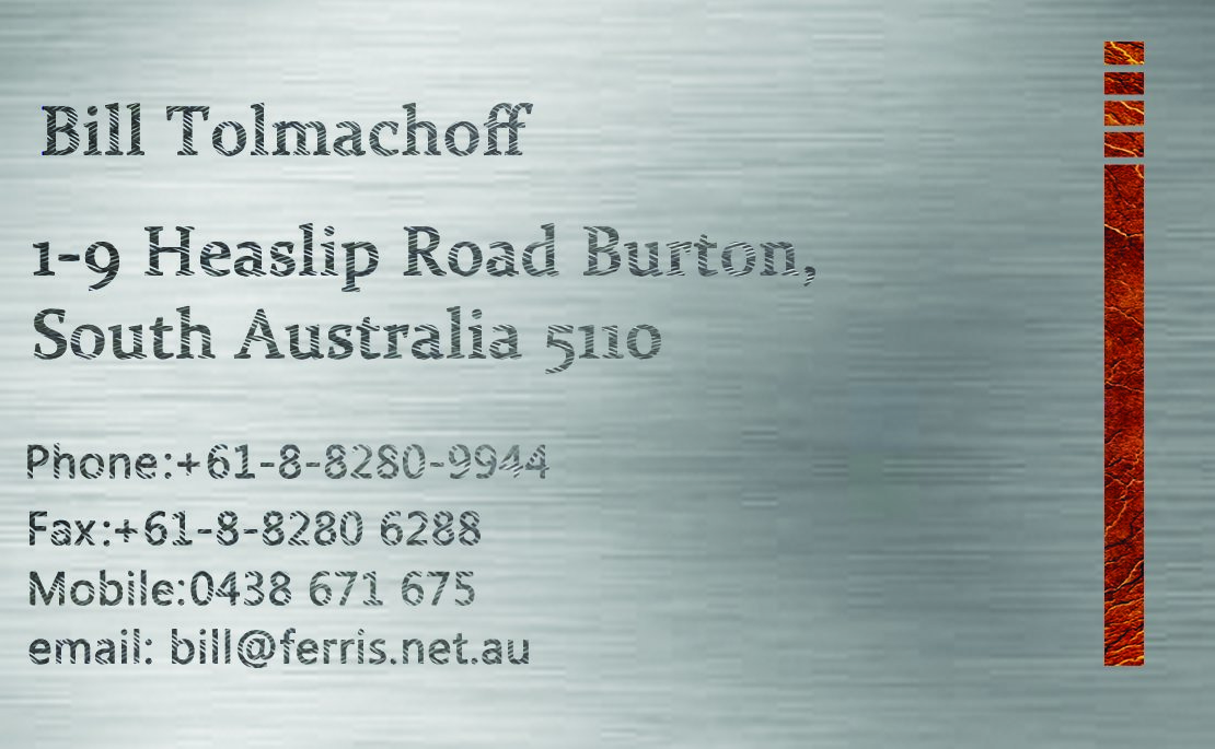 Business Card Design by surajtotlani for Ferris Metal Recyclers | Design #3270831