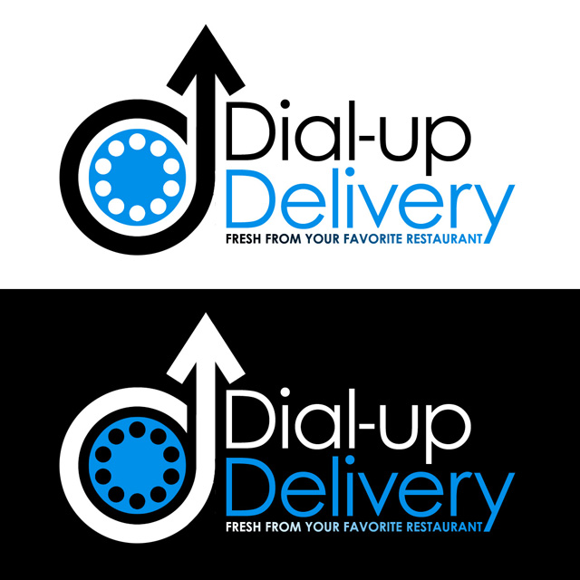 Logo Design by Golden Pineapple Productions for Dial-up Delivery | Design #1196226
