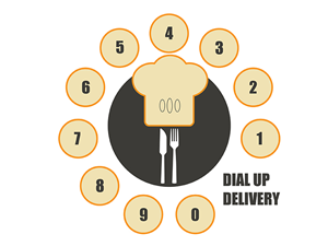Logo Design by netbill00 for Dial-up Delivery | Design: #1211629