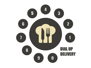 Logo Design by netbill00 for Dial-up Delivery | Design: #1211635