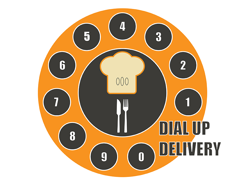 Logo Design by netbill00 for Dial-up Delivery | Design #1211636