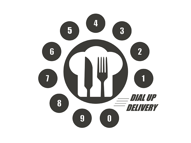 Logo Design by netbill00 for Dial-up Delivery | Design #1211919
