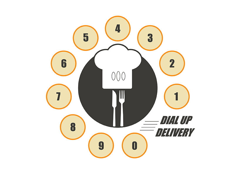 Logo Design by netbill00 for Dial-up Delivery | Design #1211921