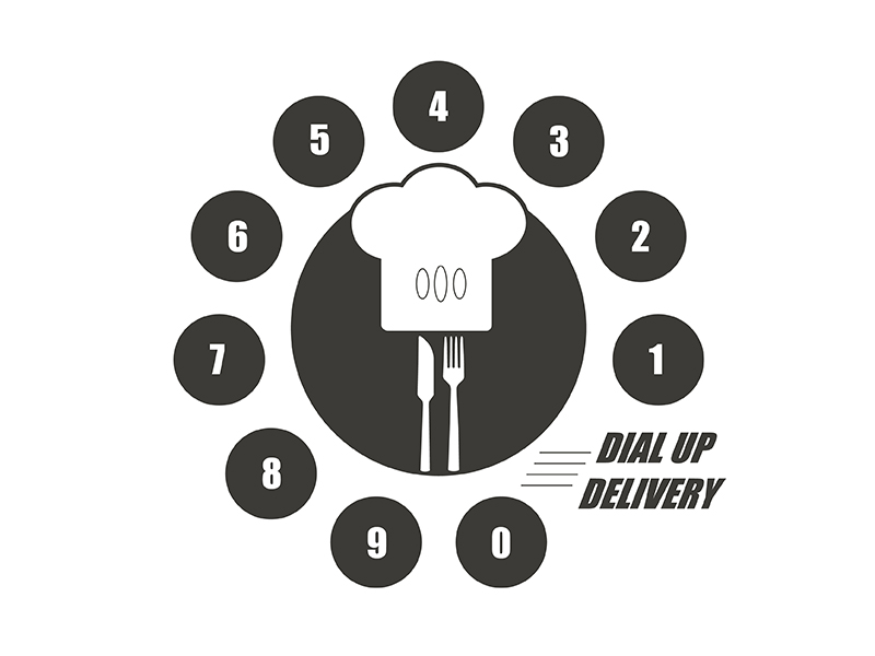 Logo Design by netbill00 for Dial-up Delivery | Design #1211923
