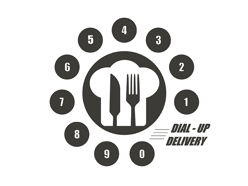 Logo Design by netbill00 for Dial-up Delivery | Design #1211949