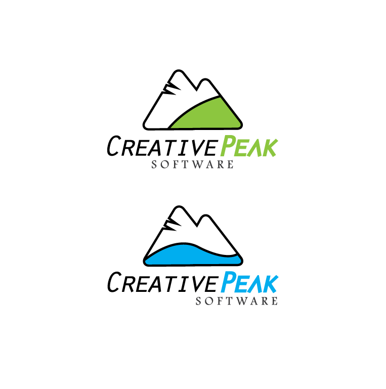 Logo Design by Jeff Long Design for Creative Peak Software, Inc. | Design #76343