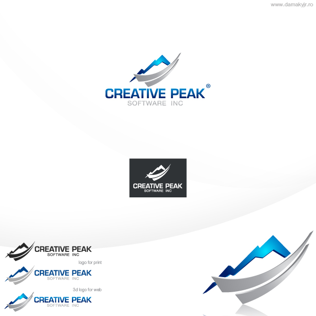 Logo Design by damakyjr for Creative Peak Software, Inc. | Design #76273