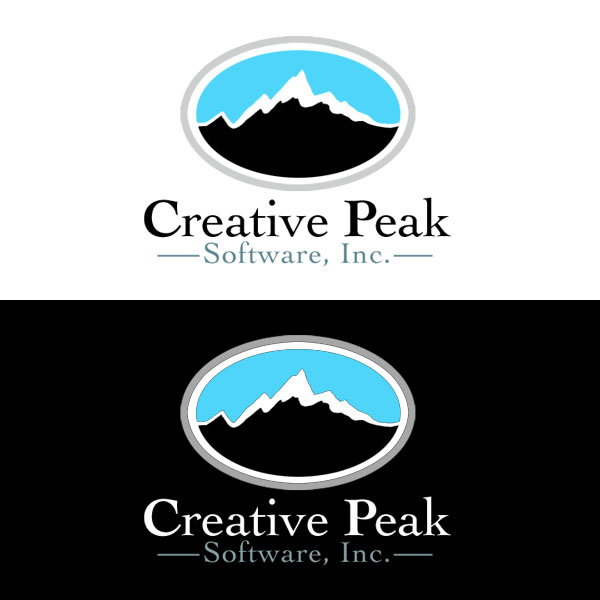 Logo Design by Golden Pineapple Productions for Creative Peak Software, Inc. | Design #75641