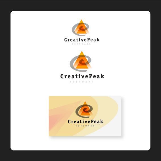 Logo Design by Noni for Creative Peak Software, Inc. | Design #74981