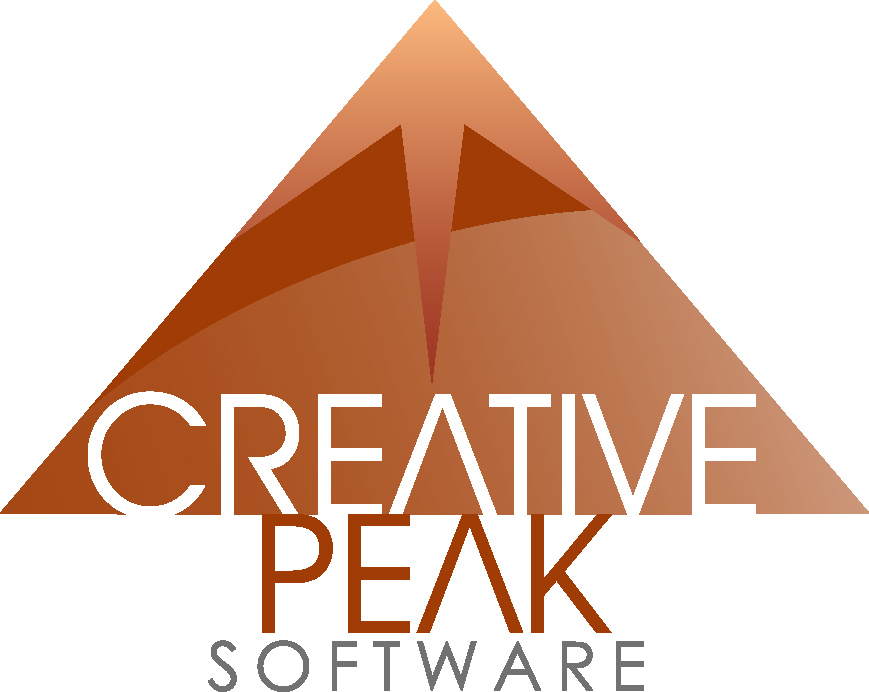 Logo Design by Perkins Design Studio for Creative Peak Software, Inc. | Design #74330