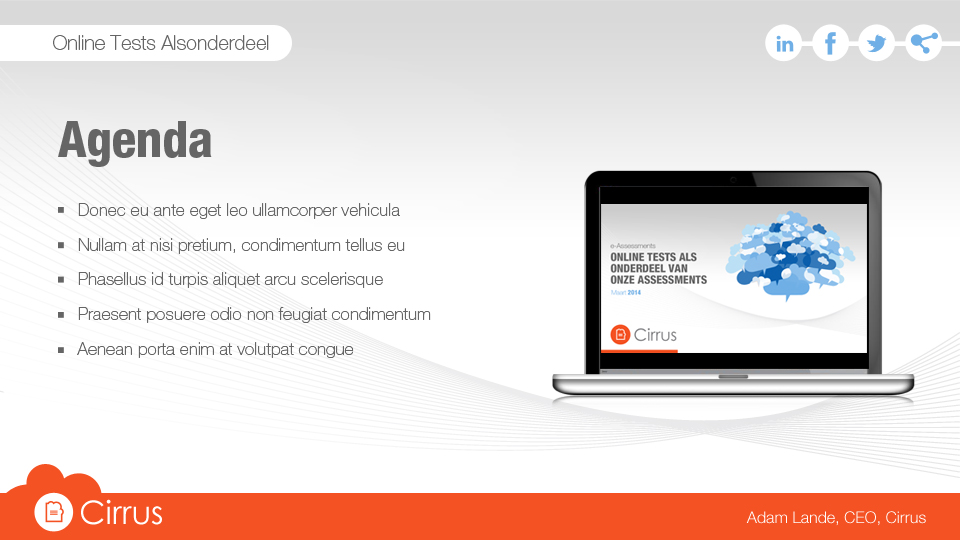 Design de PowerPoint par Ayzeek pour Cirrus BV | Design #3324545