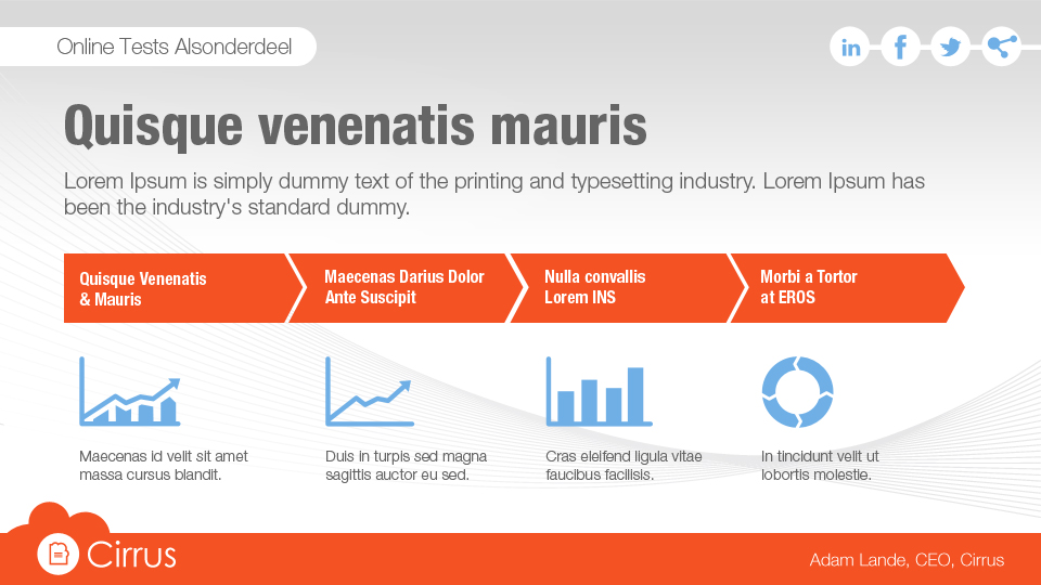 Design de PowerPoint par Ayzeek pour Cirrus BV | Design #3324858