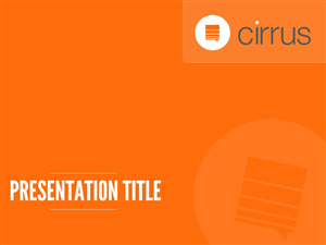 Diseño de PowerPoint por moreslides para Cirrus BV | Diseño: #3266905