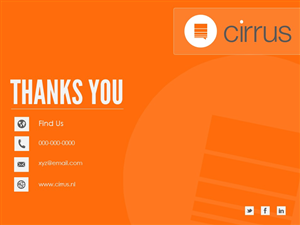 Diseño de PowerPoint por moreslides para Cirrus BV | Diseño: #3266958