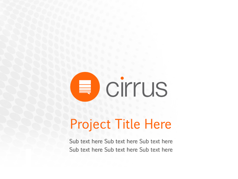 PowerPoint Design by Best Design Hub for Cirrus BV | Design #3259083