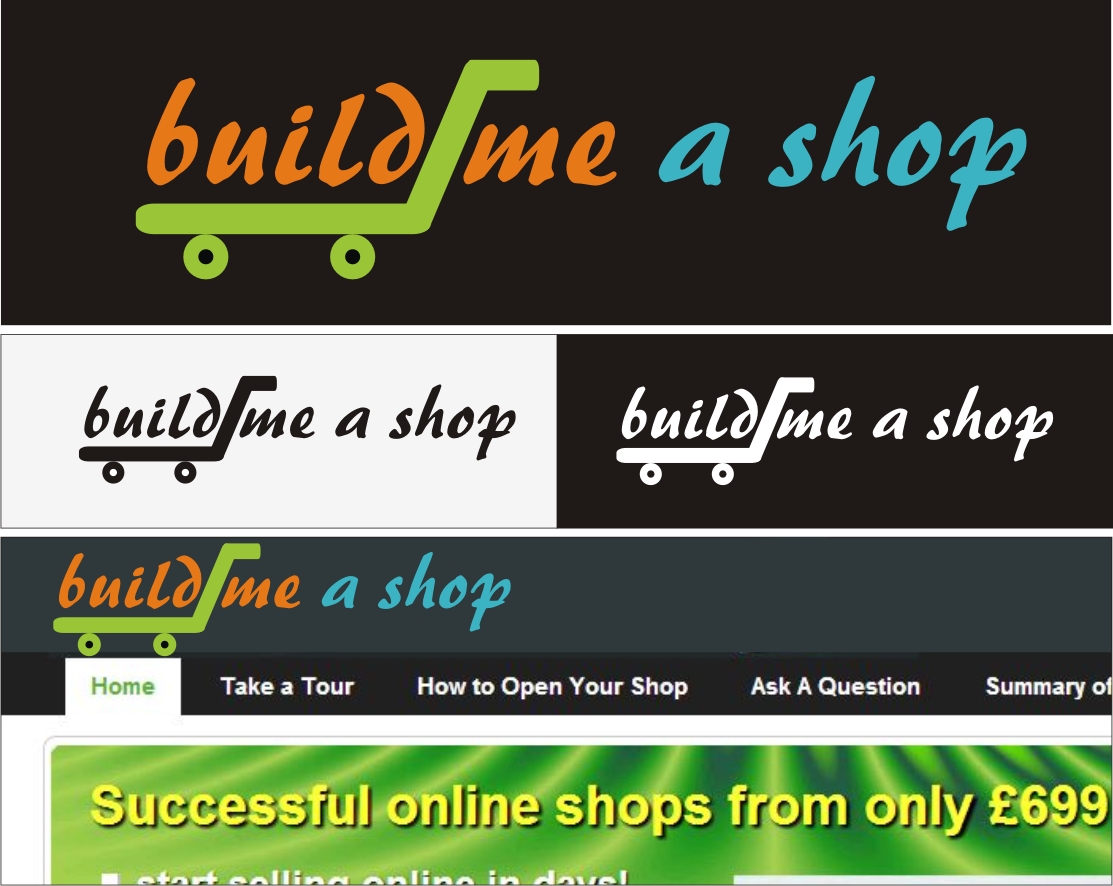 Logo Design by Humming 360 for Build Me a Shop Ltd | Design #3276531