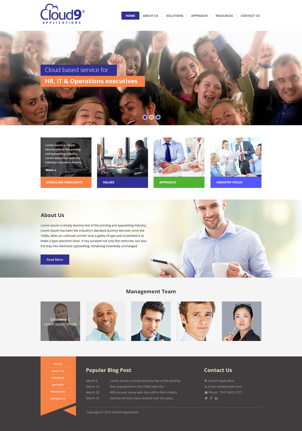 Web Design by Empireweb for Cloud9 Solutions | Design #3272739