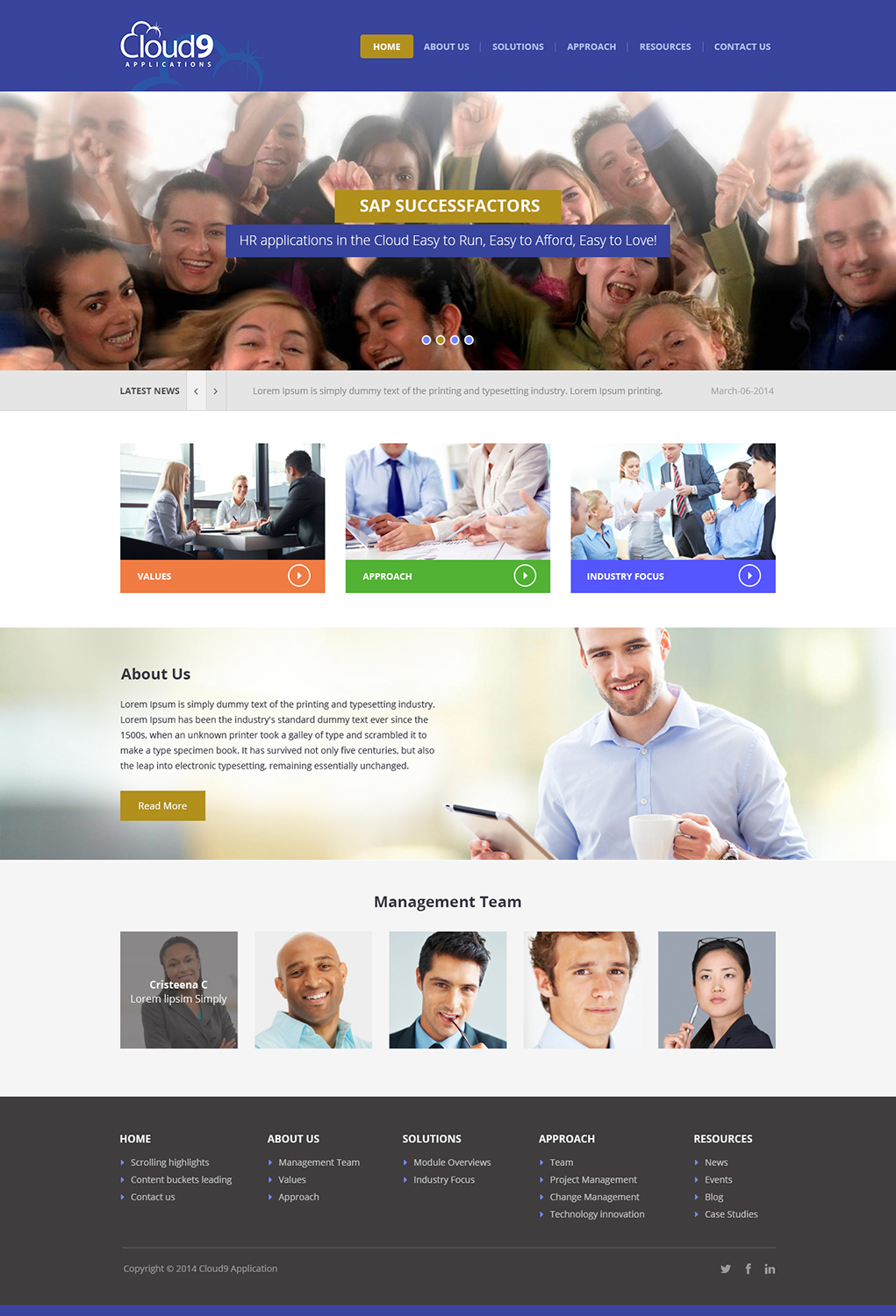 Web Design by Empireweb for Cloud9 Solutions | Design #3276444