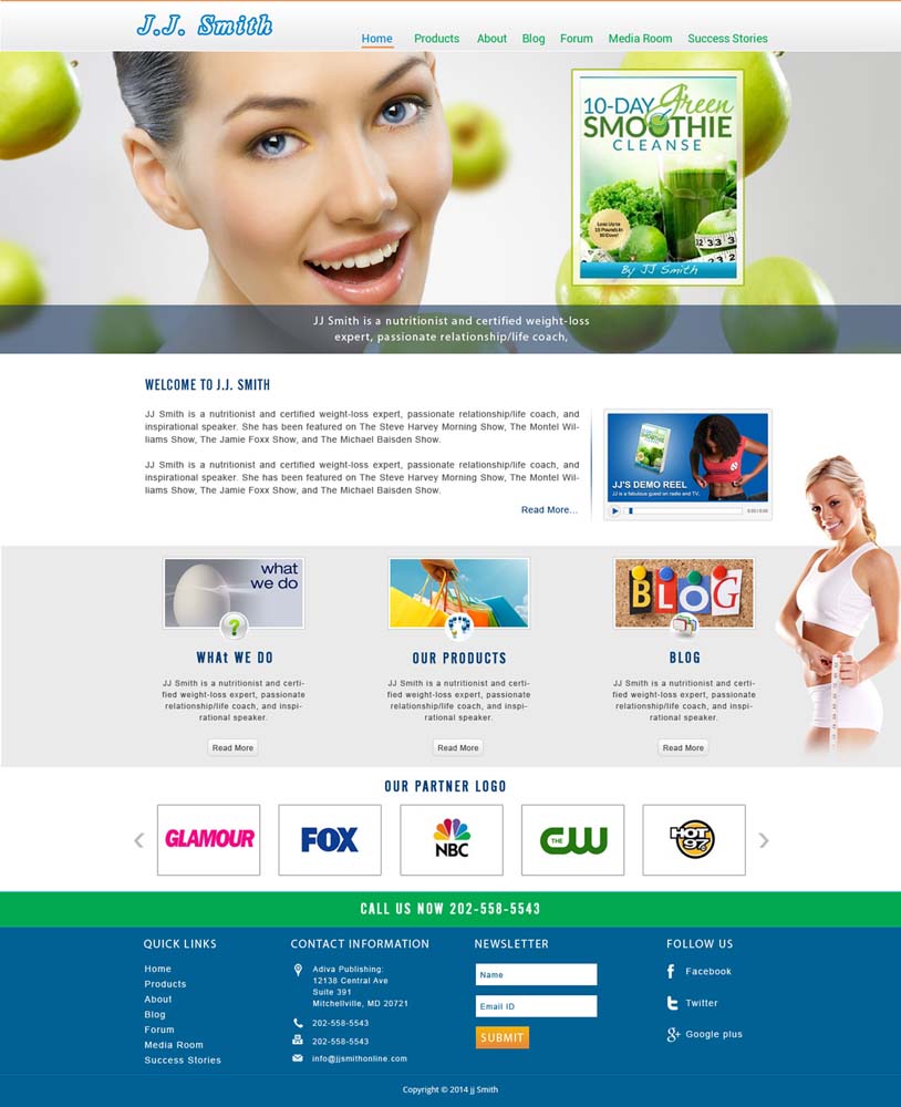Web Design by Sandy1155 for Adiva+Publishing | Design #3286205