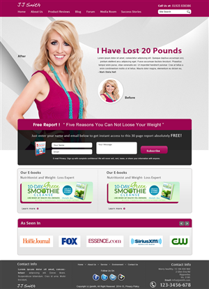 Web Design par webxvision pour Adiva+Publishing | Design : #3297079