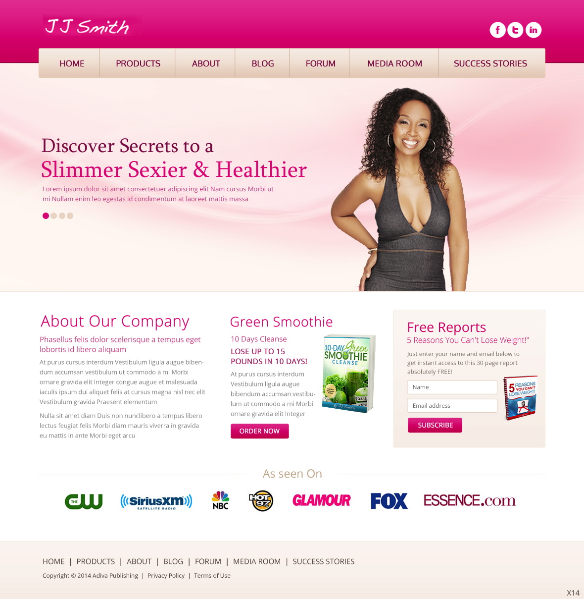 Web Design by pb for Adiva+Publishing | Design #3279060