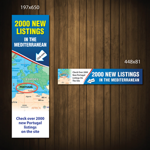 Banner Ad Design by meet007 for worldproperty.com | Design: #3264915