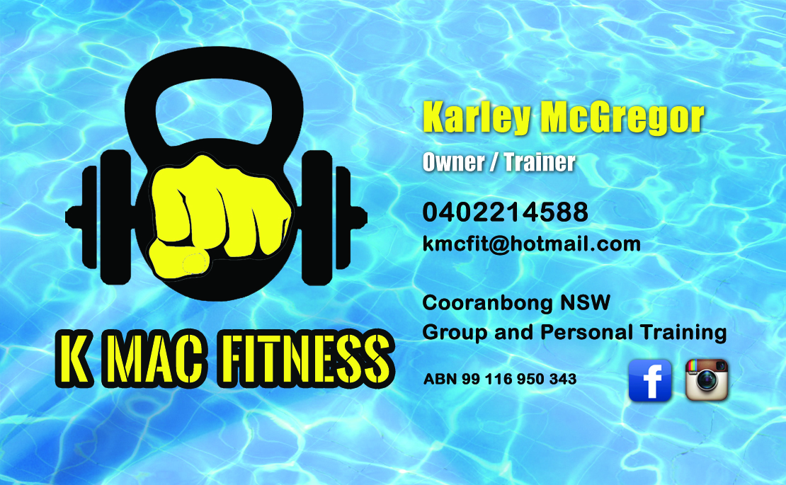Business Card Design by M79 for K Mac Fitness  | Design #3314489