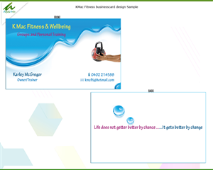 Business Card Design by AditiArts for K Mac Fitness  | Design #3265142