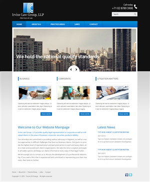 Web Design by Infinity Pix for this project | Design: #3289021