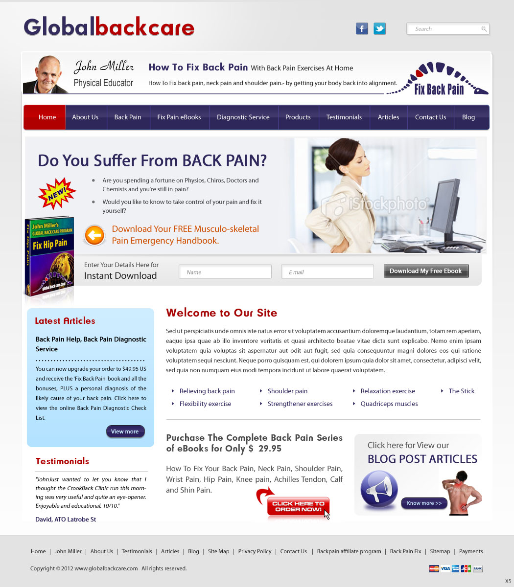 Web Design by pb for this project | Design #805930