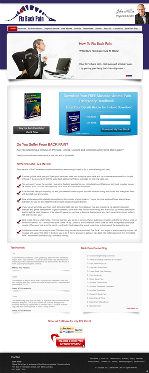 Web Design by pb for this project | Design: #805937
