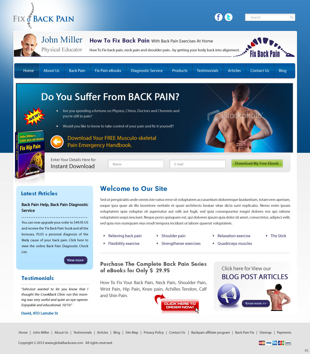 Web Design by pb for this project | Design #818282