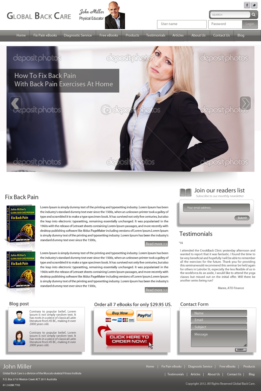 Web Design by ishaan for this project | Design #811083