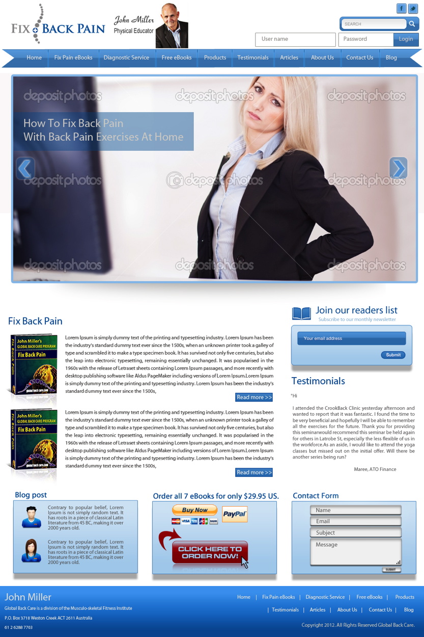 Web Design by ishaan for this project | Design #818683
