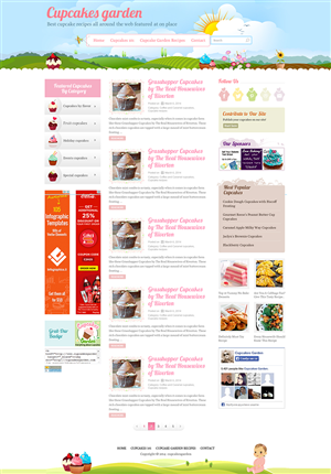 Wordpress Design by Mayank Patel for this project | Design #3288667