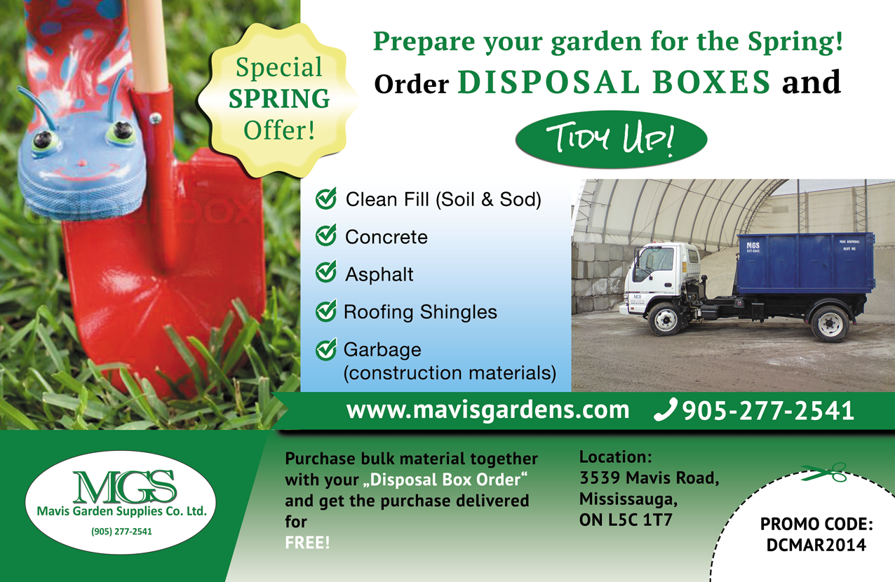 Flyer Design by Adylhere for Mavis Garden Supplies Co. Ltd. | Design #3325782