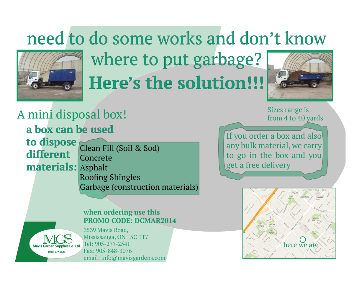 Flyer-Design von Fabio_Lombardi_85 für Mavis Garden Supplies Co. Ltd. | Design #3270465
