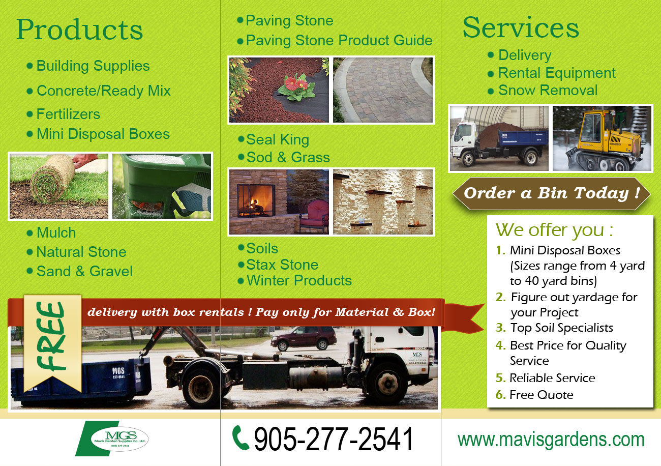 Flyer-Design von Parul für Mavis Garden Supplies Co. Ltd. | Design #3299740