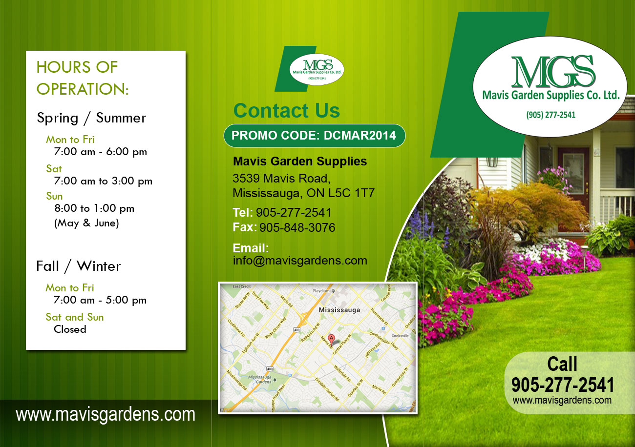 Design de Flyer par Parul pour Mavis Garden Supplies Co. Ltd. | Design #3319228