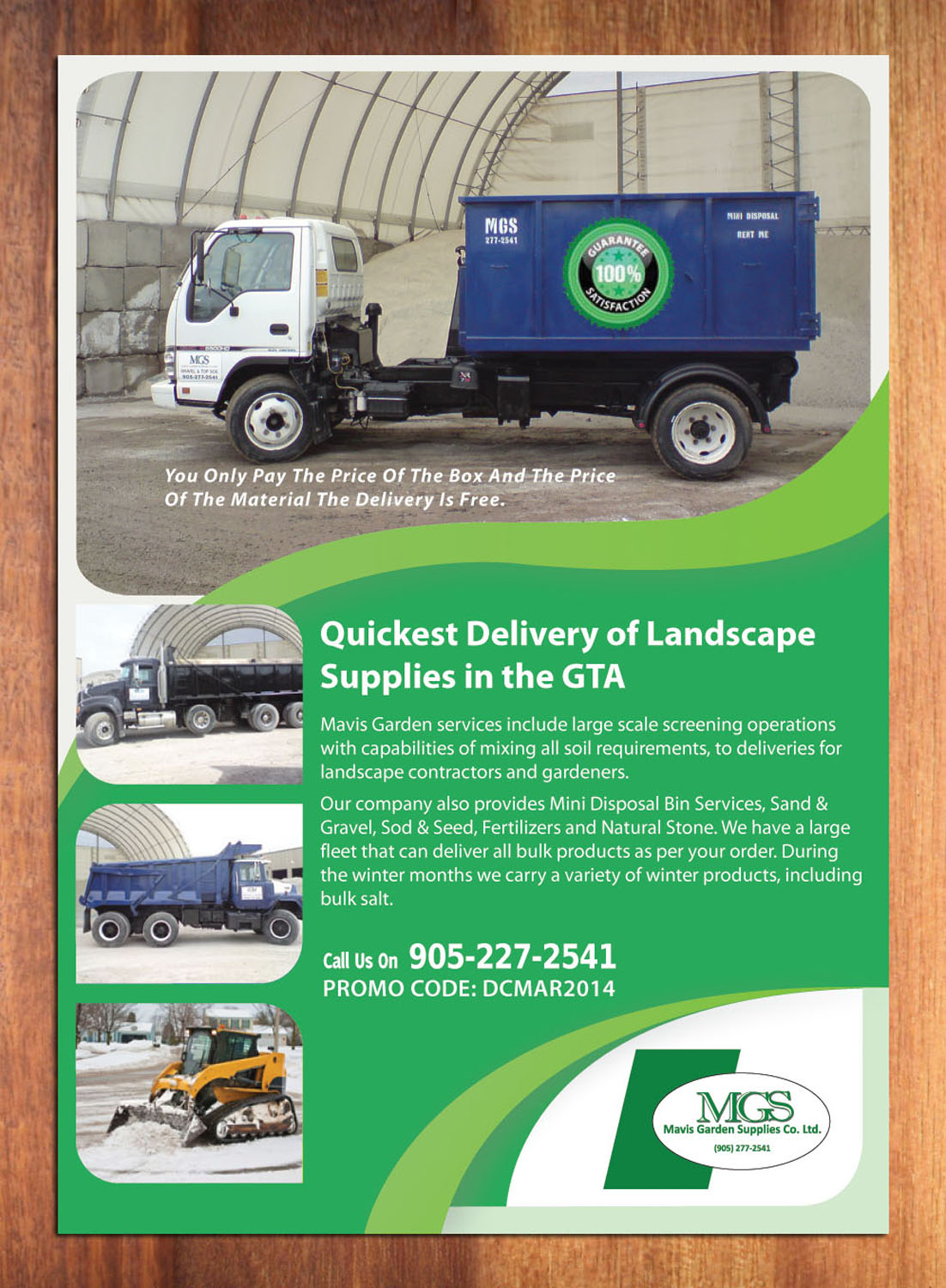 Flyer Design by Sbss for Mavis Garden Supplies Co. Ltd. | Design #3281521