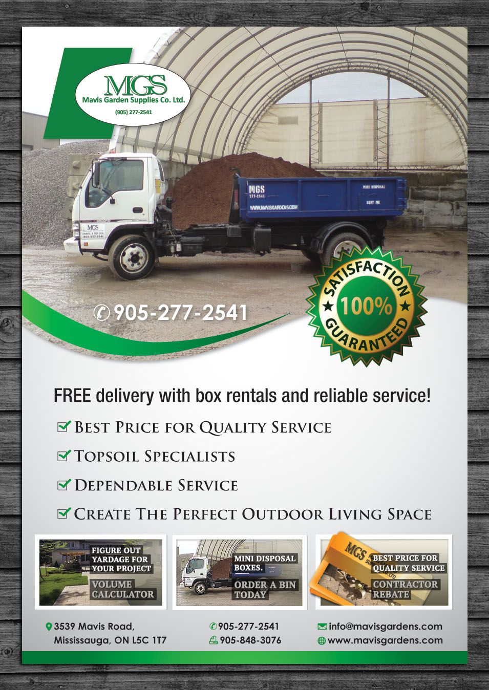 Design de Flyer par Sbss pour Mavis Garden Supplies Co. Ltd. | Design #3314500