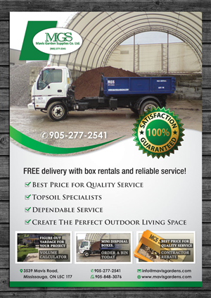 Design de Flyer par Sbss pour Mavis Garden Supplies Co. Ltd. | Design : #3314504